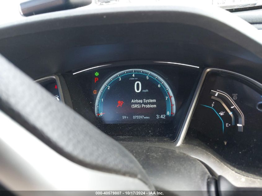 2018 Honda Civic Ex VIN: 19XFC2F79JE200627 Lot: 40579807