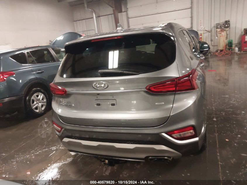 2019 Hyundai Santa Fe Sel VIN: 5NMS3CAD9KH122538 Lot: 40579820