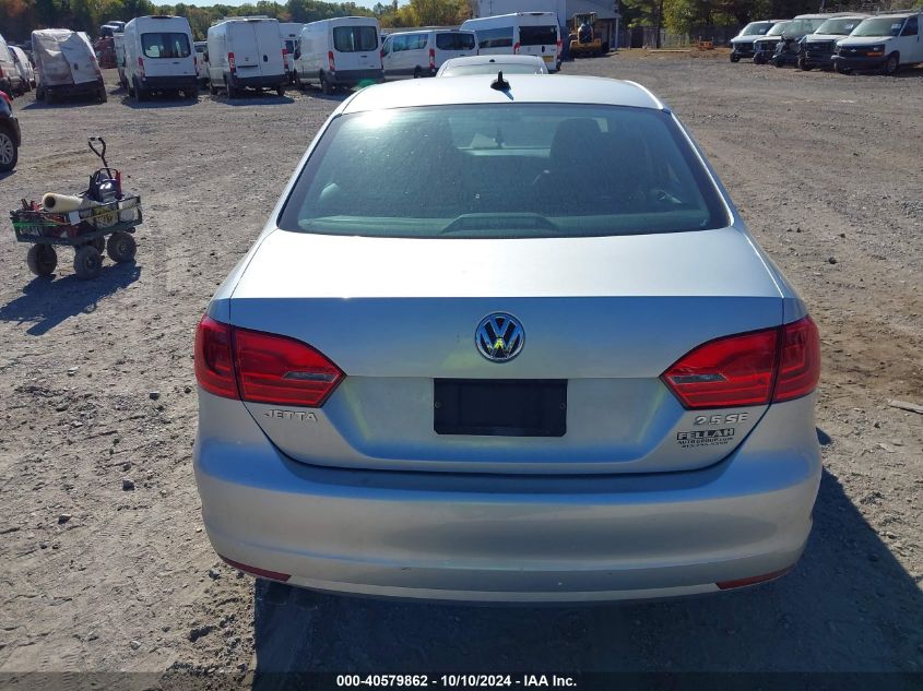 3VWDZ7AJ4BM320023 2011 Volkswagen Jetta 2.5L Se