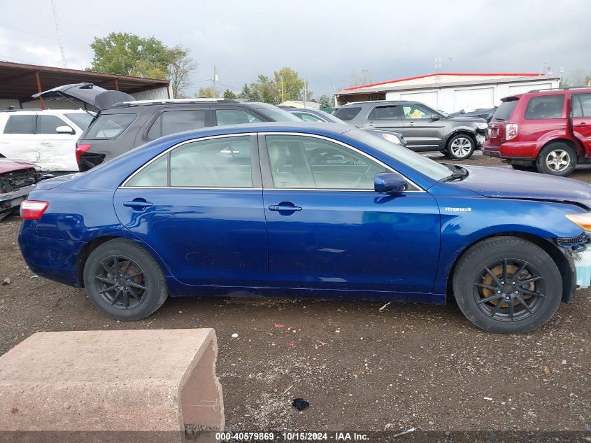 2007 Toyota Camry Hybrid VIN: JTNBB46K573040145 Lot: 40579869