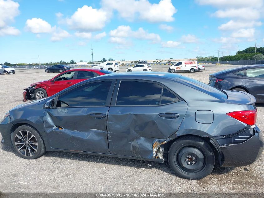 2017 Toyota Corolla Se VIN: 5YFBURHE7HP575019 Lot: 40579892