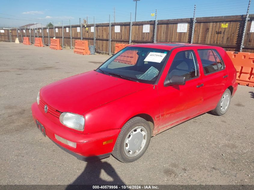 1996 Volkswagen Golf Gl/Harlequin VIN: 3VWFA81H3TM004181 Lot: 40579956