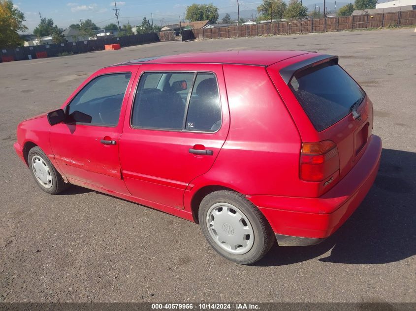 1996 Volkswagen Golf Gl/Harlequin VIN: 3VWFA81H3TM004181 Lot: 40579956