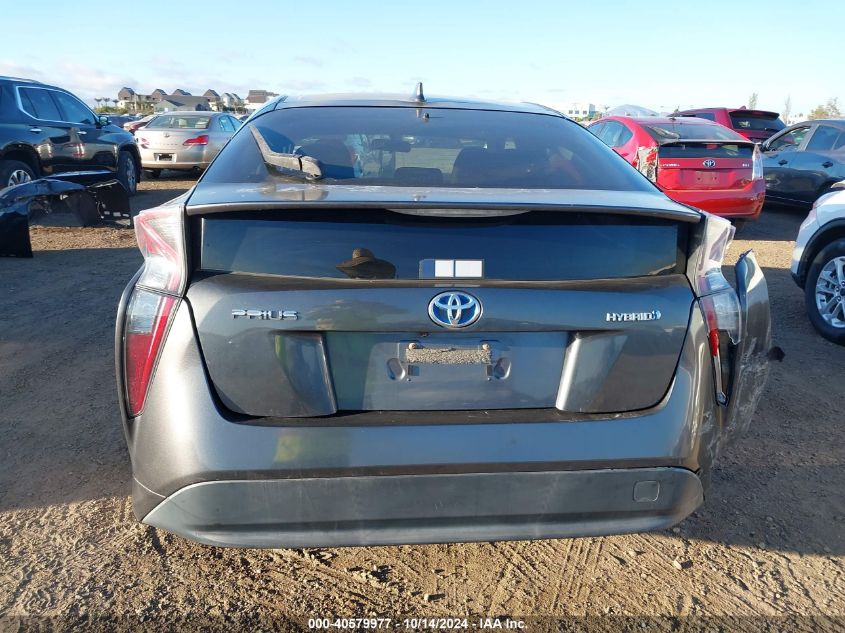 2016 Toyota Prius Two VIN: JTDKBRFU9G3004008 Lot: 40579977