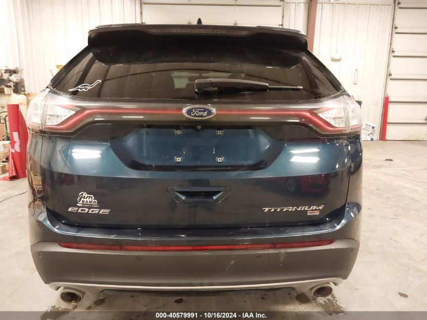 2017 Ford Edge Titanium VIN: 2FMPK4K88HBB04308 Lot: 40579991