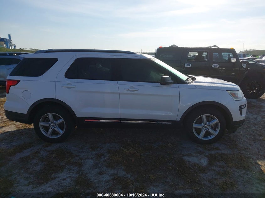 VIN 1FM5K7D82JGA23812 2018 FORD EXPLORER XLT