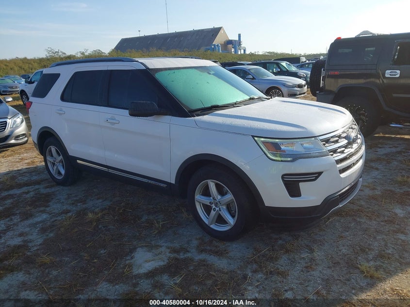 VIN 1FM5K7D82JGA23812 2018 FORD EXPLORER XLT
