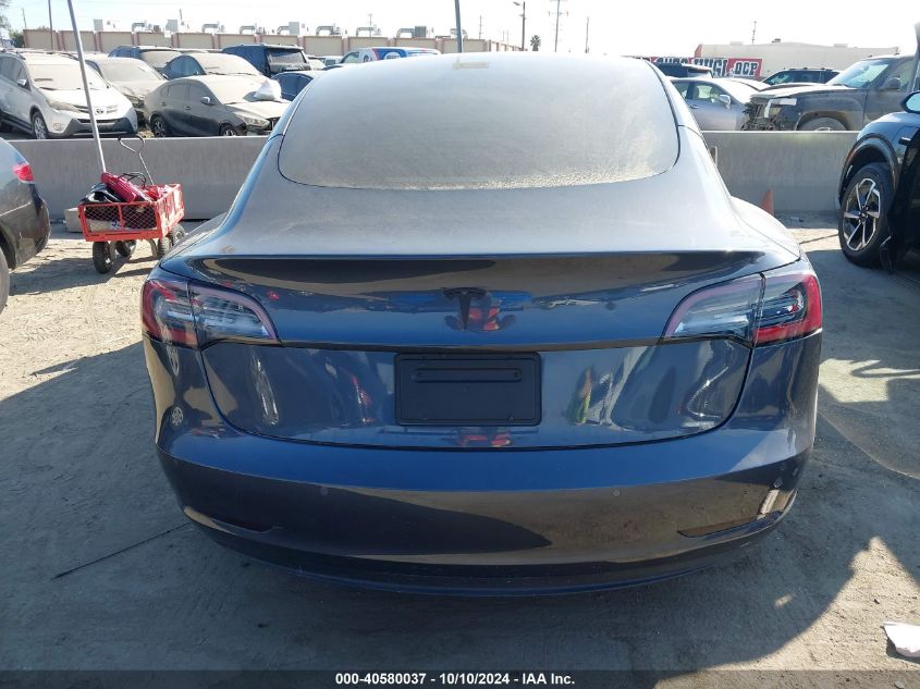 2022 Tesla Model 3 Rear-Wheel Drive VIN: 5YJ3E1EA9NF344070 Lot: 40580037