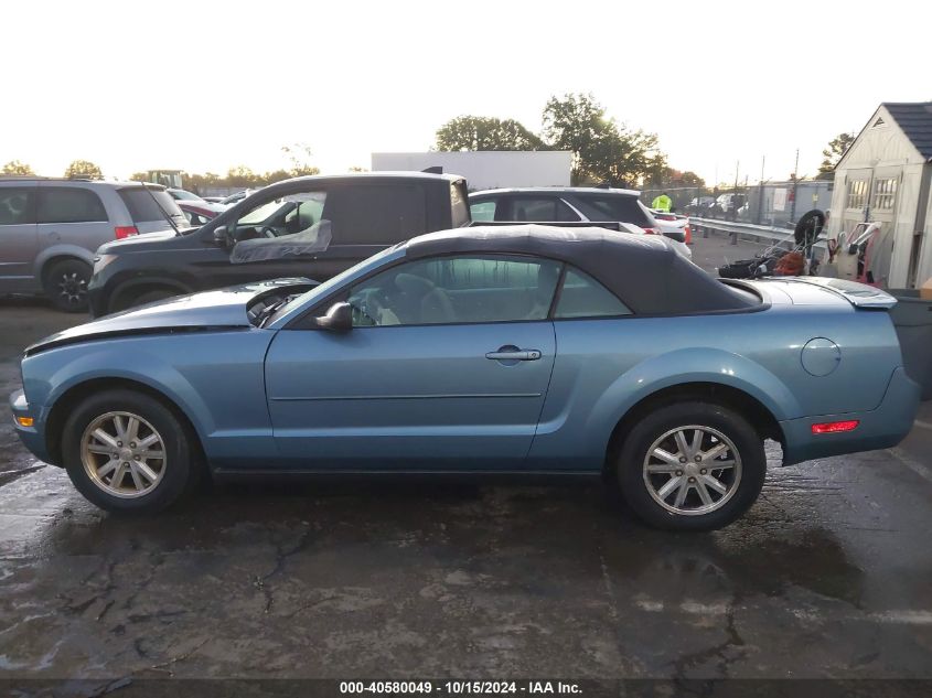 2007 Ford Mustang V6 Deluxe/V6 Premium VIN: 1ZVFT84N475312645 Lot: 40580049