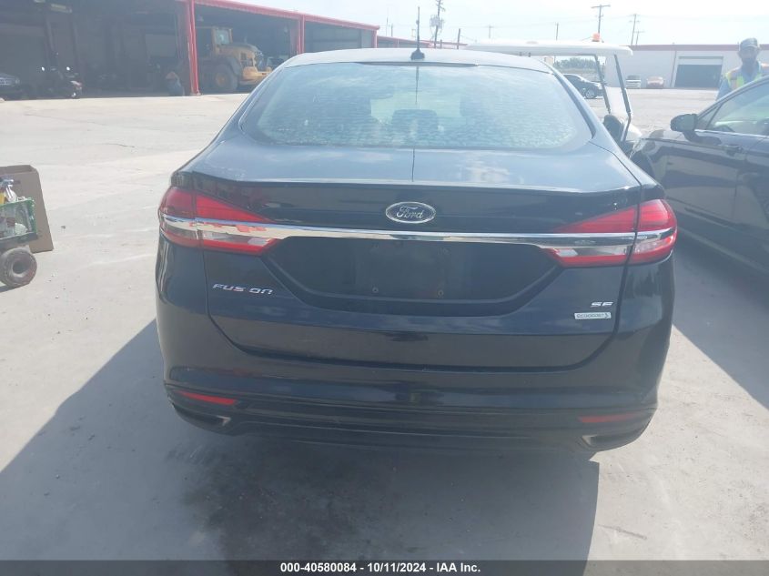 2017 Ford Fusion Se VIN: 3FA6P0H9XHR298874 Lot: 40580084