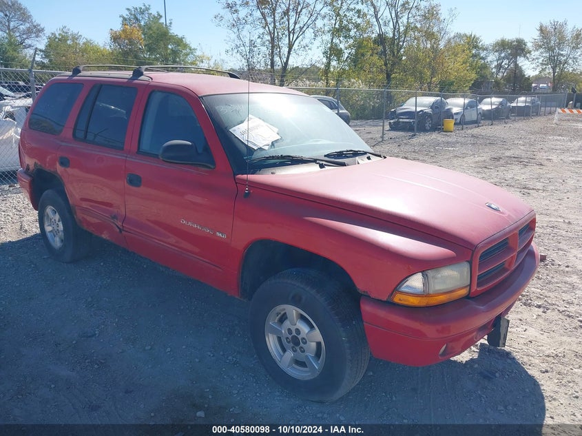 2001 Dodge Durango R/T red suv gasoline 1B4HS28Z01F504846 photo #1