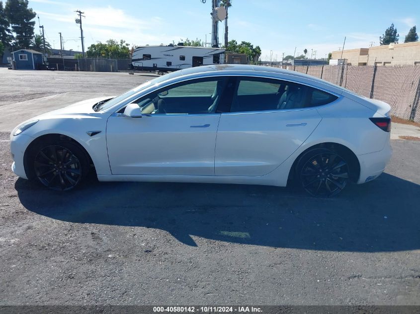 2020 Tesla Model 3 Long Range Dual Motor All-Wheel Drive VIN: 5YJ3E1EB1LF735753 Lot: 40580142