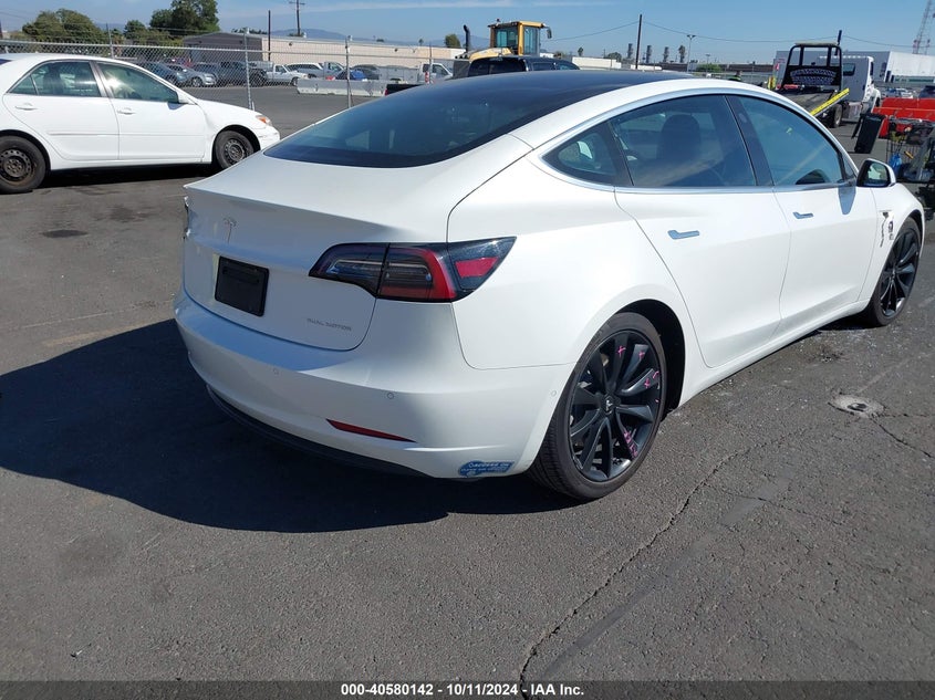 VIN 5YJ3E1EB1LF735753 2020 TESLA MODEL 3 LONG RANGE DUAL MOTOR ALL-WHEEL DRIVE