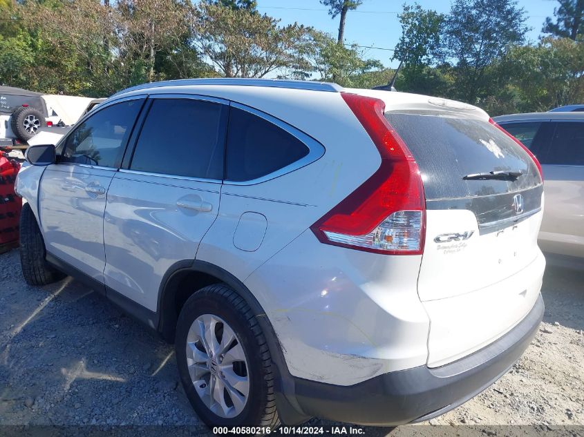 2012 Honda Cr-V Ex-L VIN: 5J6RM3H76CL021477 Lot: 40580216