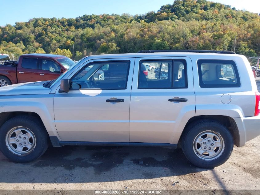 1J8FF28W38D579804 2008 Jeep Patriot Sport