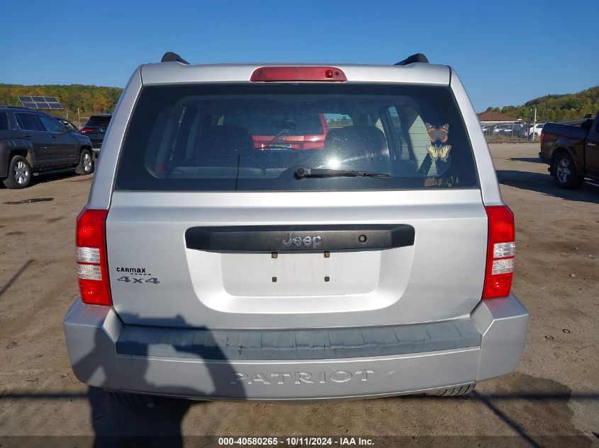 1J8FF28W38D579804 2008 Jeep Patriot Sport