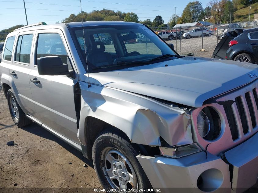 1J8FF28W38D579804 2008 Jeep Patriot Sport