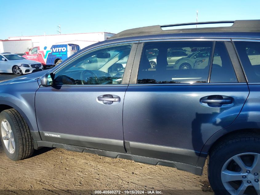 2013 Subaru Outback 2.5I Premium VIN: 4S4BRCGC6D3272908 Lot: 40580272