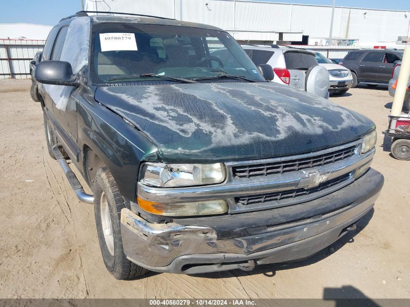 2001 Chevrolet Tahoe Ls VIN: 1GNEC13T31J227615 Lot: 40580279