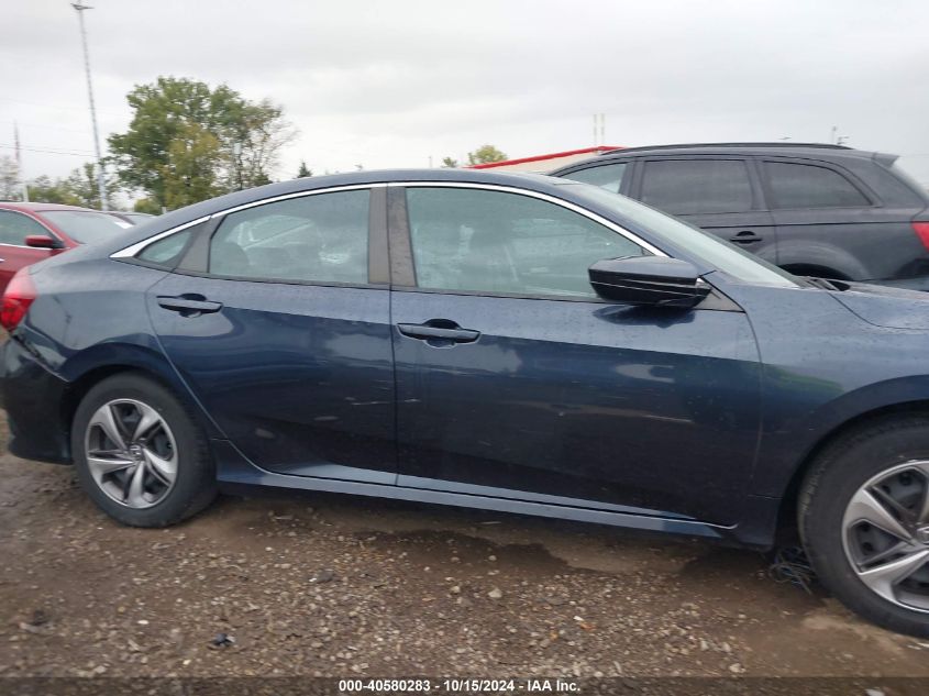 2020 Honda Civic Lx VIN: 19XFC2F67LE029094 Lot: 40580283