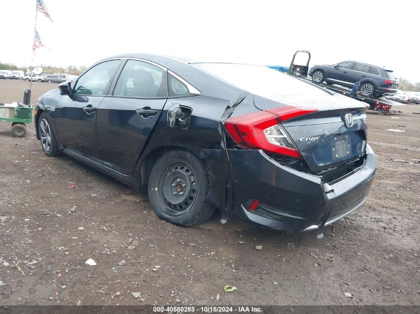 2020 Honda Civic Lx VIN: 19XFC2F67LE029094 Lot: 40580283