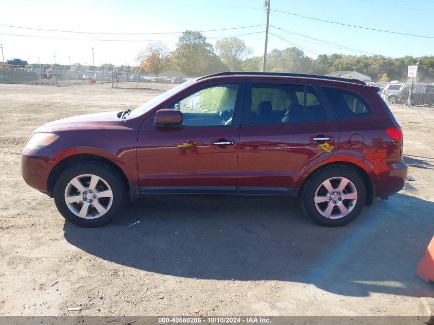 2008 Hyundai Santa Fe Limited/Se VIN: 5NMSH13E58H140748 Lot: 40580286