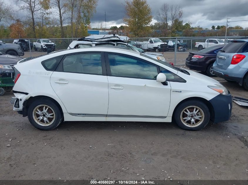 2011 Toyota Prius Two VIN: JTDKN3DU0B0251340 Lot: 40580297