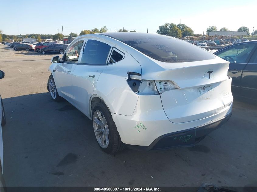 2023 Tesla Model Y Awd/Long Range Dual Motor All-Wheel Drive VIN: 7SAYGAEE2PF688882 Lot: 40580397