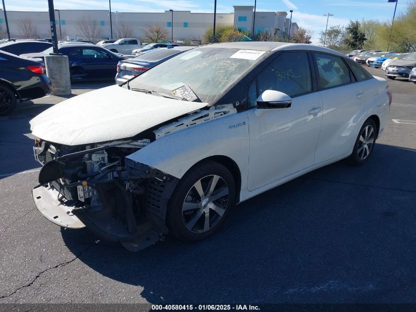 VIN JTDBVRBD4KA006234 2019 Toyota Mirai no.2