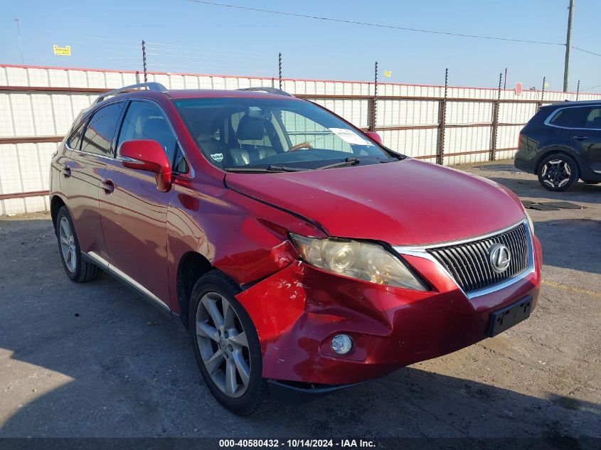 2010 Lexus Rx 350 VIN: JTJZK1BA8A2408844 Lot: 40580432