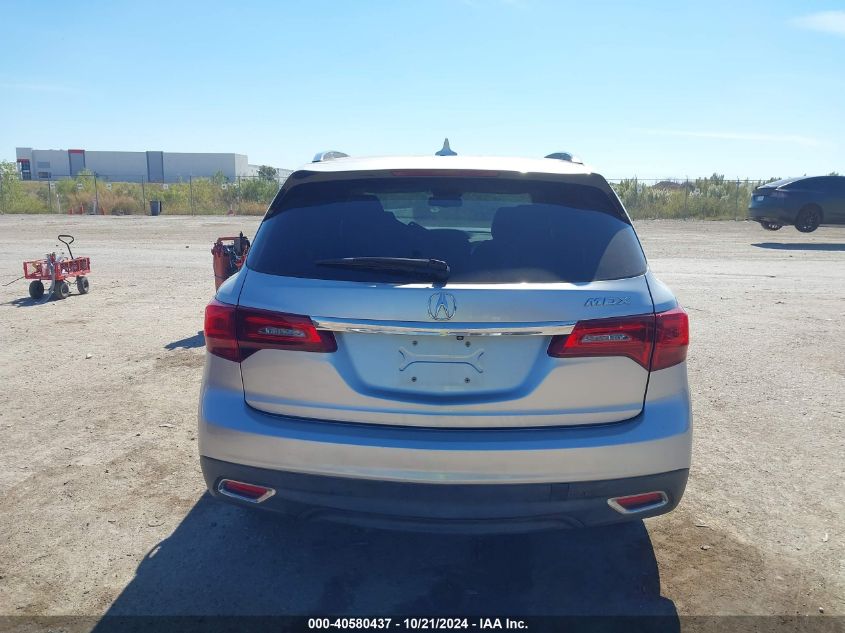 2014 Acura Mdx Technology VIN: 5FRYD3H46EB017666 Lot: 40580437