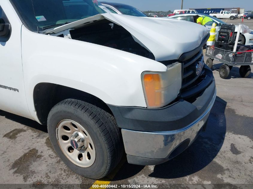 2010 GMC Sierra 1500 Work Truck VIN: 1GTPCTEX2AZ243724 Lot: 40580442