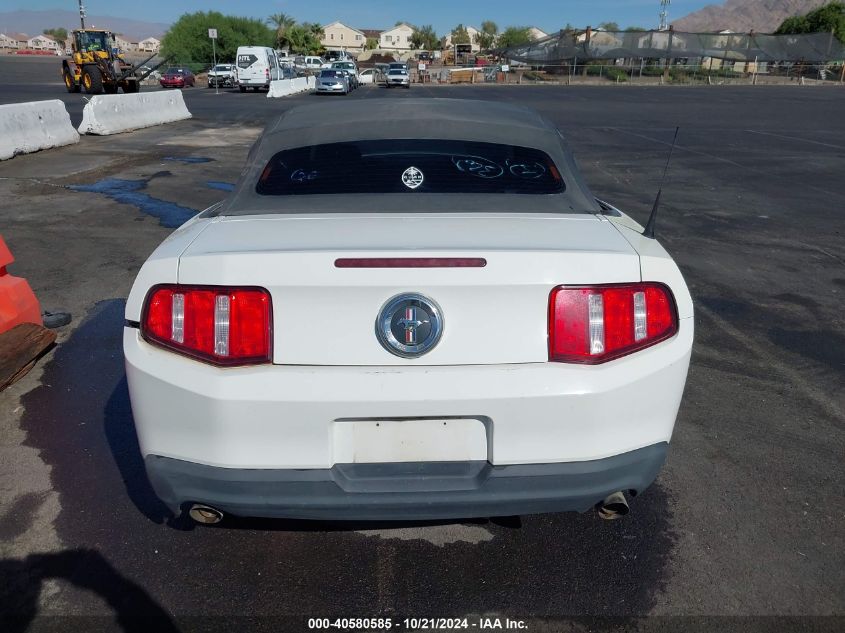 2012 Ford Mustang V6 VIN: 1ZVBP8EM1C5273306 Lot: 40580585