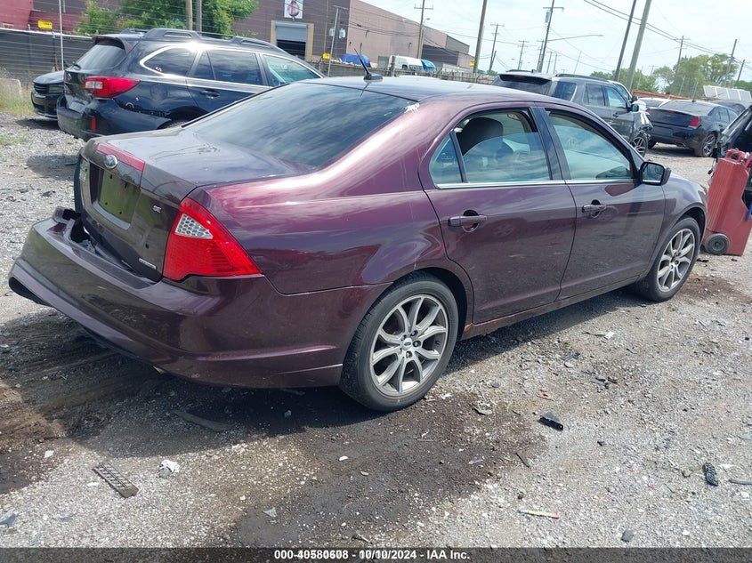 Vin: 3fahp0hg3br187324, lot: 41069567, ford fusion se 20114