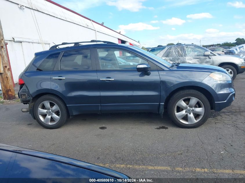 2007 Acura Rdx VIN: 5J8TB18567A016576 Lot: 40580610