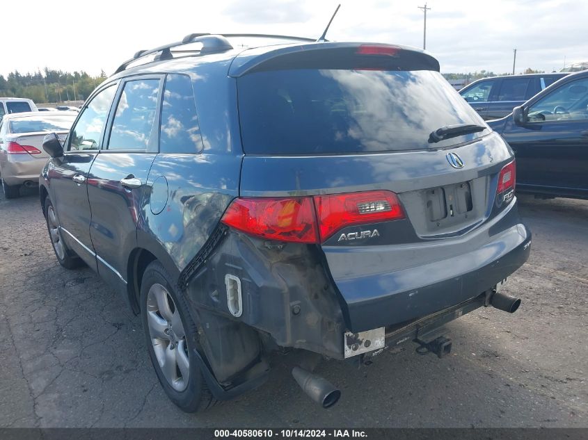 2007 Acura Rdx VIN: 5J8TB18567A016576 Lot: 40580610