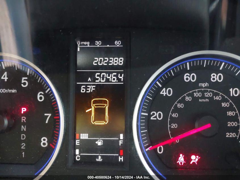 2009 Honda Cr-V Ex VIN: 5J6RE48519L004421 Lot: 40580624