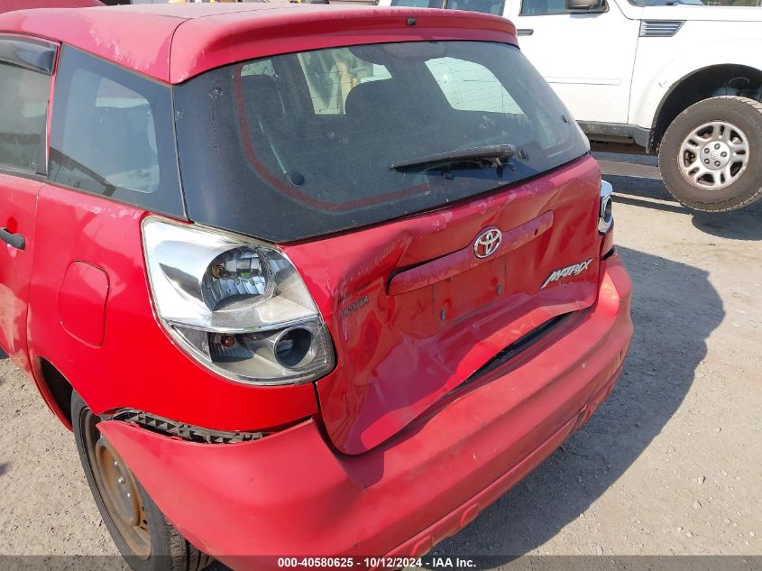 2005 Toyota Matrix VIN: 2T1KR32E85C363684 Lot: 40580625