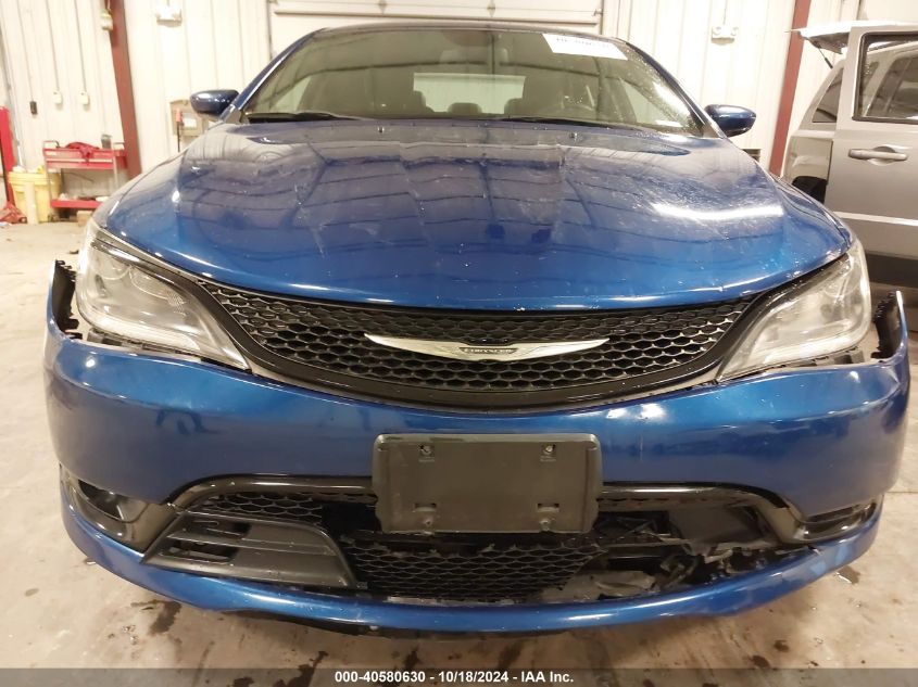 2015 Chrysler 200 S VIN: 1C3CCCBBXFN642200 Lot: 40580630