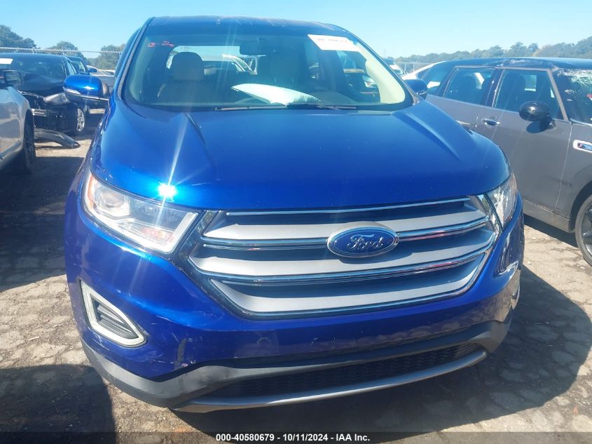 2015 Ford Edge Sel VIN: 2FMTK3J9XFBB54515 Lot: 40580679