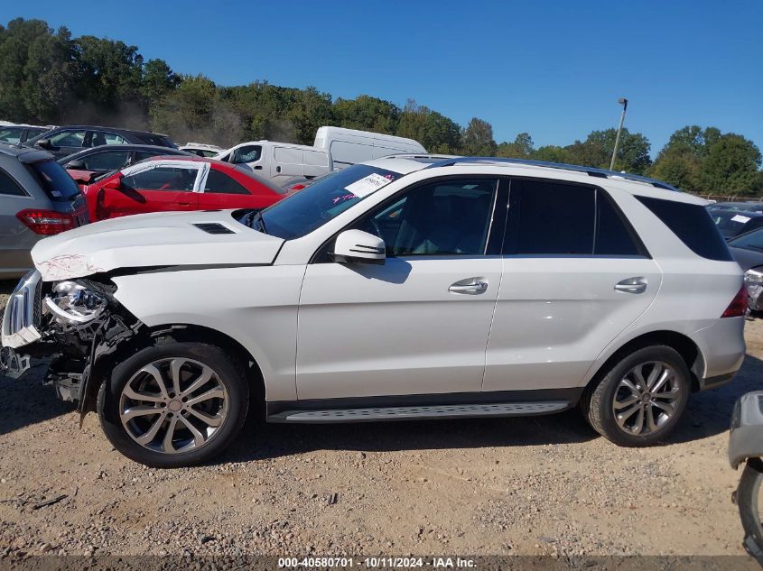 2016 Mercedes-Benz Gle 350 VIN: 4JGDA5JB4GA791337 Lot: 40580701