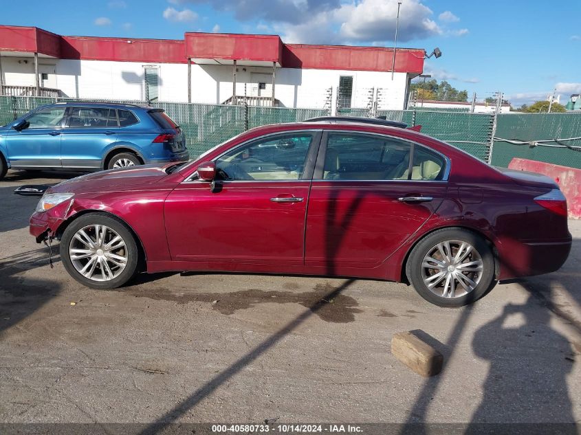 2011 Hyundai Genesis 3.8 VIN: KMHGC4DE5BU122461 Lot: 40580733