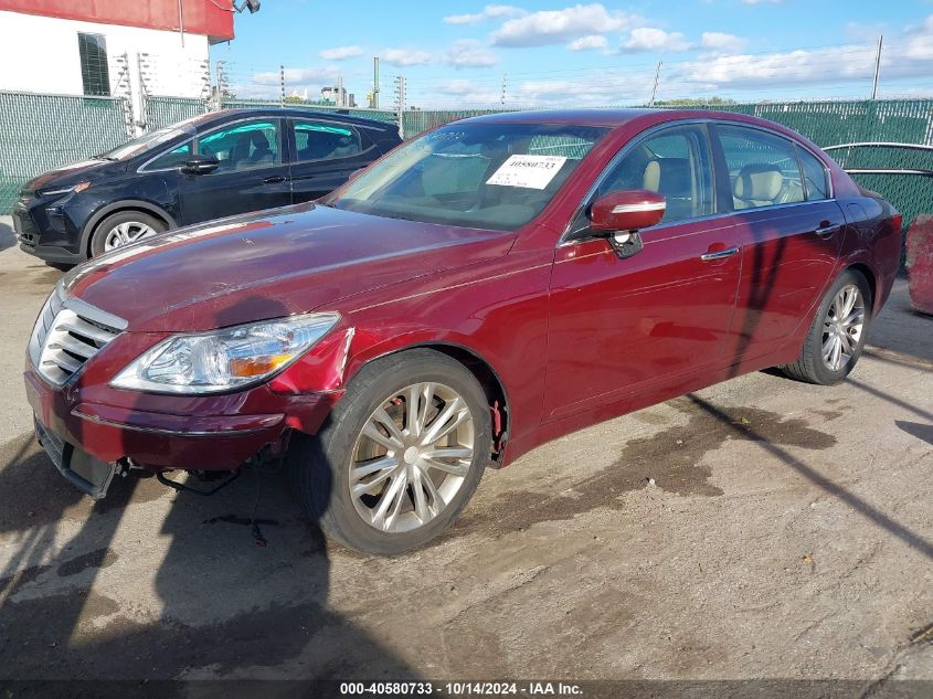 2011 Hyundai Genesis 3.8 VIN: KMHGC4DE5BU122461 Lot: 40580733