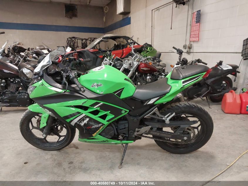 2013 Kawasaki Ex300 A VIN: JKAEX8A1XDDA00672 Lot: 40580749