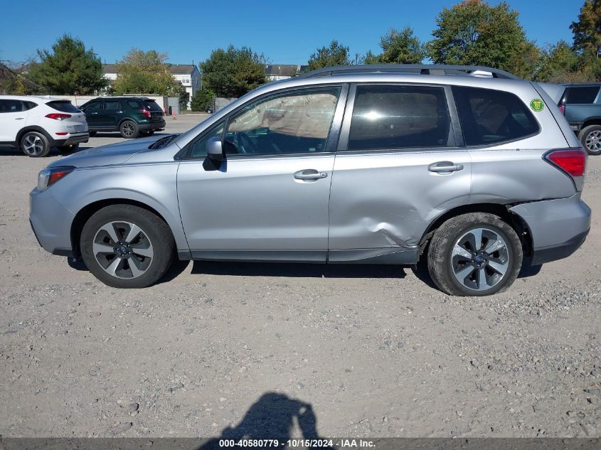 2018 Subaru Forester 2.5I Premium VIN: JF2SJAGCXJH581393 Lot: 40580779