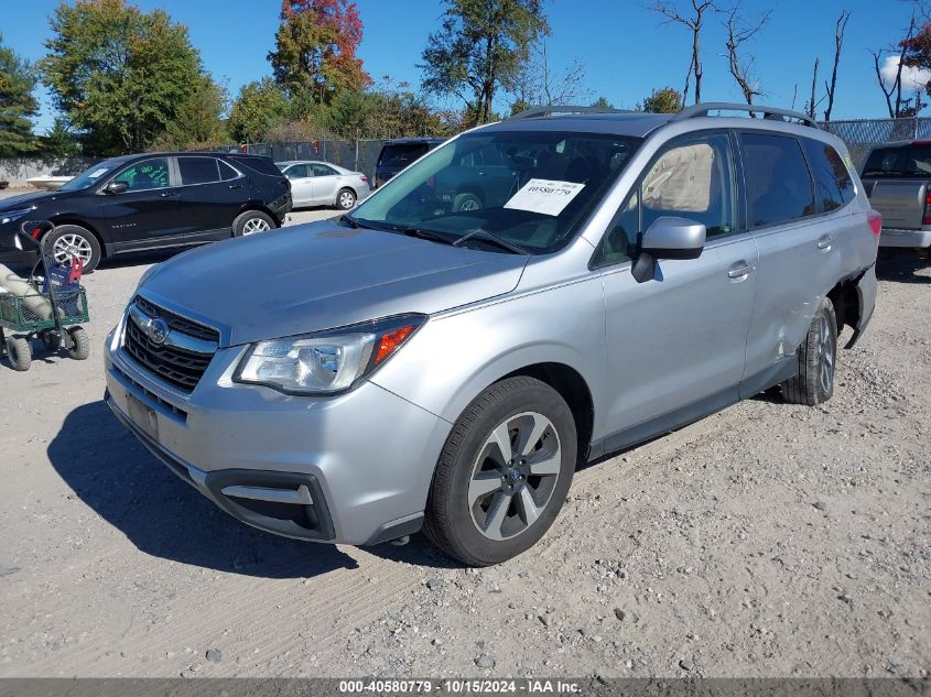 2018 Subaru Forester 2.5I Premium VIN: JF2SJAGCXJH581393 Lot: 40580779