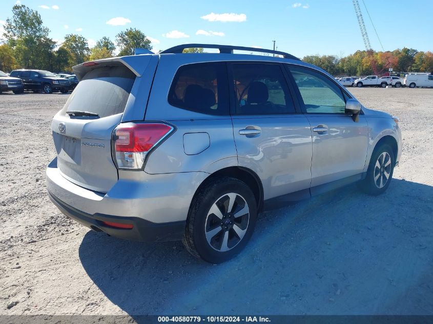 2018 Subaru Forester 2.5I Premium VIN: JF2SJAGCXJH581393 Lot: 40580779