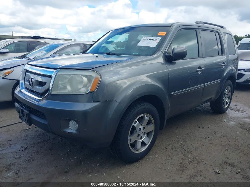 2010 Honda Pilot Touring VIN: 5FNYF4H83AB033337 Lot: 40580832