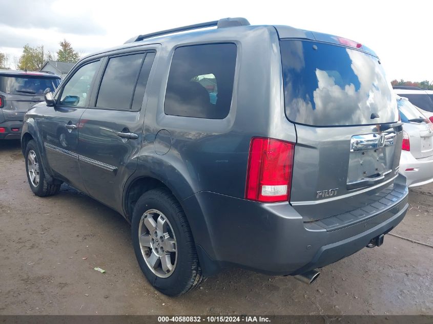 2010 Honda Pilot Touring VIN: 5FNYF4H83AB033337 Lot: 40580832