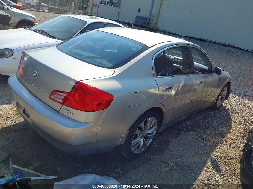 2004 Infiniti G35 VIN: JNKCV51E74M607516 Lot: 40580920